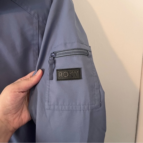 NWT Roxy Women’s Meade 3 in 1 Snow Jacket Ski Small Periwinkle Blue Wild Wind - Picture 7 of 16